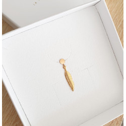 Boucle d’Oreille Homme Plume – Liberté & Élégance | Cannes