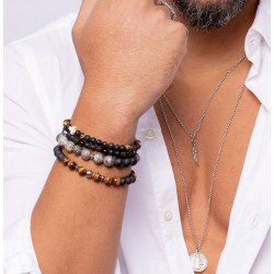 Collier Homme Plume Argent – Liberté & Élégance | Cannes