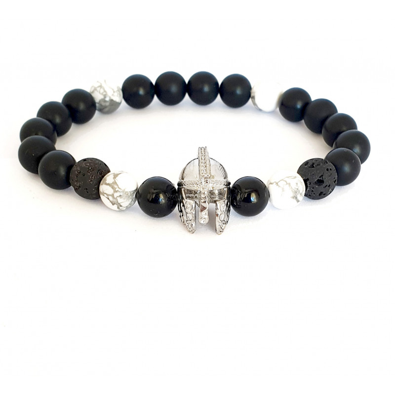 Bracelet Homme White Spartan – Force & Maîtrise | Cannes