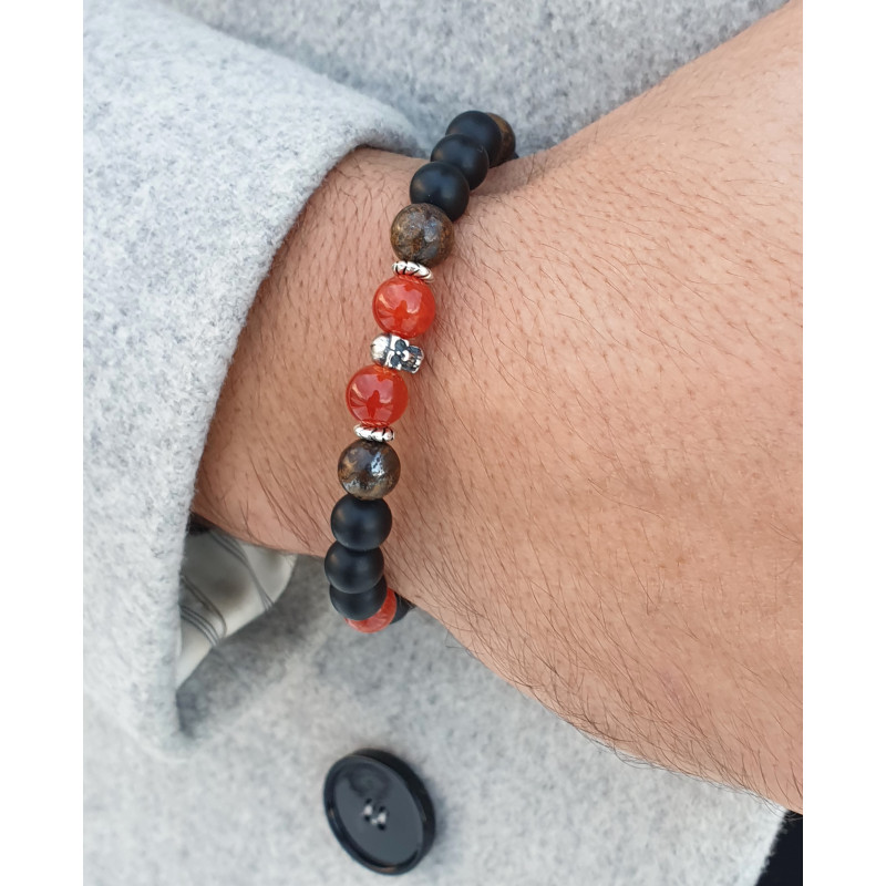 Bracelet Homme Red Skull – Force & Audace | Cannes