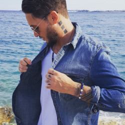 Bracelet Homme Marin Silver – Sodalite & Argent 925 | Cannes