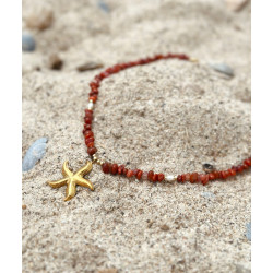 Collier Cornaline Vibrante – Cornaline & Perles d’Eau Douce | Cannes