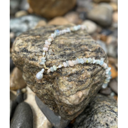 Collier Mermaid Morganite – Morganite & Perles d’Eau Douce | Cannes