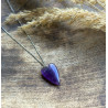 Collier Cœur Améthyste – Protection & Intuition | Cannes