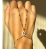 Bracelet Œil Sacré – Protection & Clairvoyance | Bijou Main-Doigt Cannes