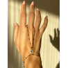 Bracelet Œil Sacré – Protection & Clairvoyance | Bijou Main-Doigt Cannes