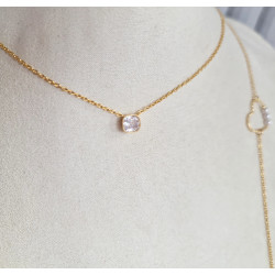 Collier Dos Cœur & Strass – Bijou De Dos Élégant | Cannes