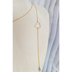 Collier Dos Cœur & Strass – Bijou De Dos Élégant | Cannes