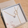Collier Dos Cœur & Strass – Bijou De Dos Élégant | Cannes