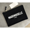 Pochette 100 % coton « Mademoiselle » – Trousse stylée