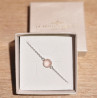 Bracelet Argent & Quartz Rose – Douceur & Amour Intérieur | Cannes