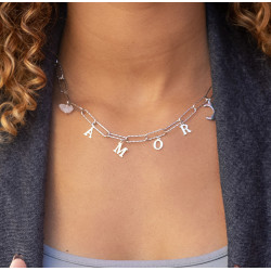 Collier Amor Quartz Rose – Amour & Glam Rock | Cannes