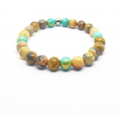 Bracelet enfant Magic Green – Jade & agate