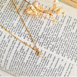 Collier Pierre de Lune Femme – Aura & Intuition | Création Cannes