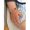 Bracelet enfant Doux Rose – Perles 6 mm Jade & Agate