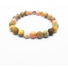 Bracelet enfant Doux Rose – Perles 6 mm Jade & Agate