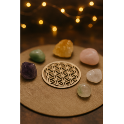 Fleur de Vie en Bois – Symbole Sacré & Énergie Positive | Création Cannes