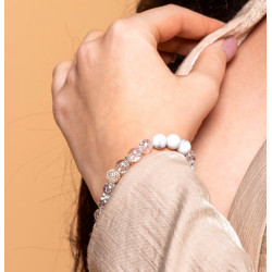 Bracelet Cristal de Roche Femme – Argent 925 & Énergie | Création Cannes