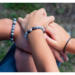 Duo Père & Fils – Bracelets pierres naturelles & acier inoxydable