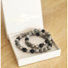 Duo Père & Fils – Bracelets pierres naturelles & acier inoxydable