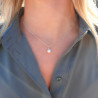 Collier Perle d’Eau Douce Femme – Argent 925 & Élégance | Création Cannes