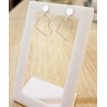 Boucles d’Oreilles Argent 925 Cœur – Martelé & Féminin | Création Cannes