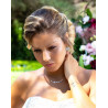 Collier Mariée Fil Invisible & Perles – Argent 925 | Création Cannes
