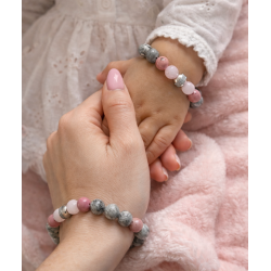 Duo Mère & Fille – Bracelets pierres naturelles