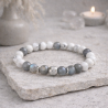 Bracelet Labradorite Femme – Howlite & Argent 925 | Création Cannes