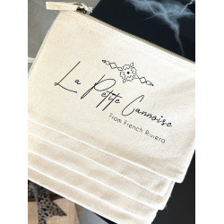 Pochette 100 % coton « La Petite Cannoise » – Trousse stylée