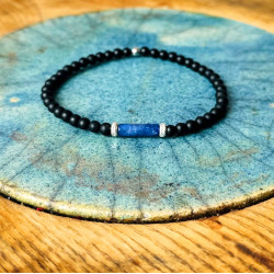 Bracelet fin Sodalite 4,5 mm – Calme & clarté | Cannes