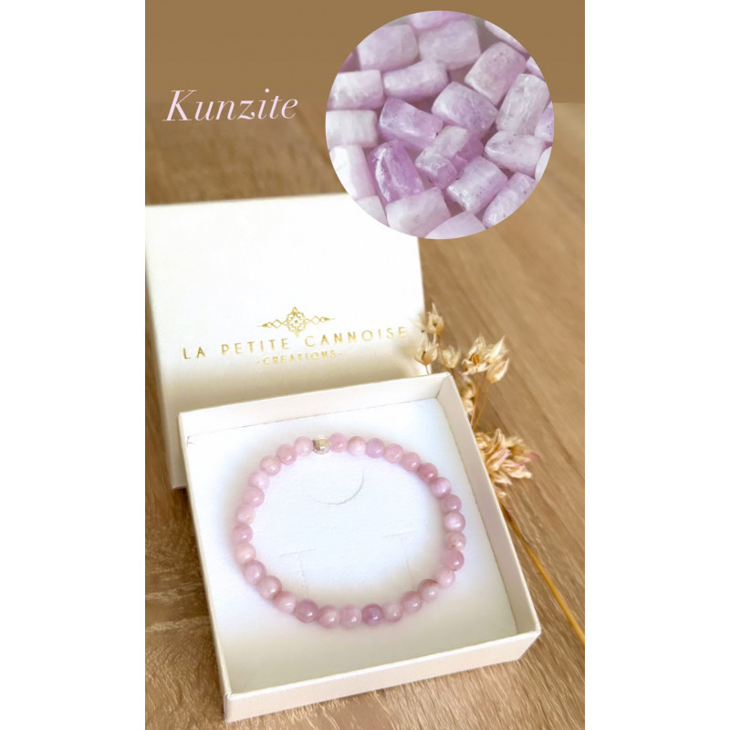 Bracelet Kunzite – Douceur & Harmonie intérieure | Cannes