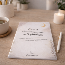 Carnet de sophrologie – Journal de suivi et d’introspection | Bien-être, accompagnement, développement personnel