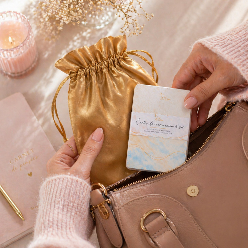 Cartes mantra bien-être – Cartes de reconnexion à soi – Sophrologie & développement personnel