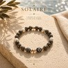 Bracelet homme bronzite et agate œil – protection et ancrage | La Petite Cannoise