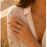 Bague Œil Nacre – Pureté & Clairvoyance | La Petite Cannoise Cannes