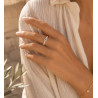 Bague Œil Nacre – Pureté & Clairvoyance | La Petite Cannoise Cannes