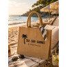 Sac plage en jute SEA SUN CANNES | Sac bohème chic La Petite Cannoise