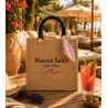 Sac jute Bisous Salés Côte d’Azur – Collection Solaire | La Petite Cannoise