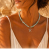 Collier Larimar Bahia – Larimar & Perles d’Eau Douce | Cannes