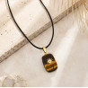 Collier Homme Gardien Solaire Œil de Tigre | La Petite Cannoise