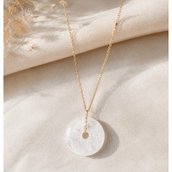 Collier Pi Chinois Cristal de Roche | La Petite Cannoise