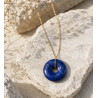 Collier Pi Lapis-Lazuli Doré – Sagesse & Expression | La Petite Cannoise