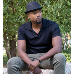 Bracelet Homme Onyx & Turquoise d’Afrique – Équilibre & Confiance | Cannes